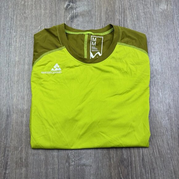 Westcomb (Westcomb) Crewneck Dry Tee Shirt Neon Men’s Size M Medium Canada - Picture 1 of 11
